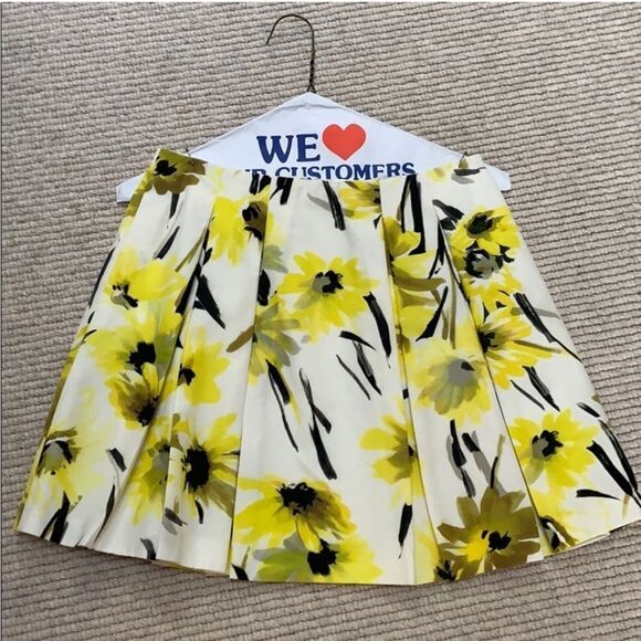 Alice + Olivia Floral Print Skirt Size 4 - Picture 7 of 8
